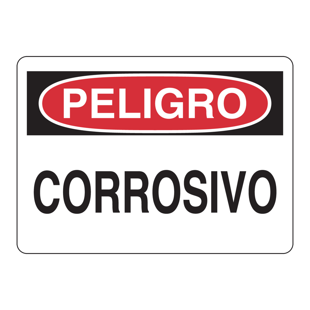 Brady PELIGRO Corrosivo Sign