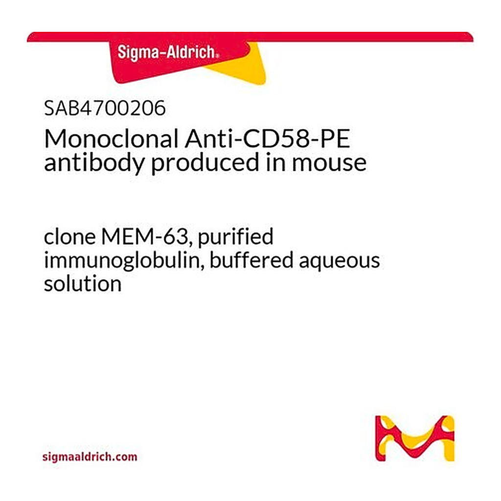Merck Monoclonal Anti-CD58-PE antibody produced in mouse