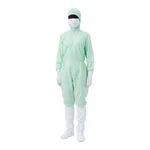 AS ONE Dust-Free Garment AS197C With Hood Blue S