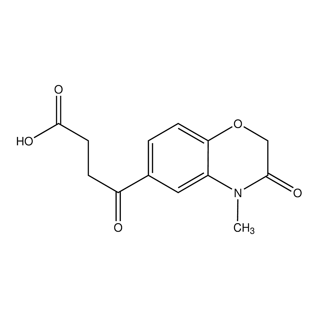 Merck 4-(3,4-Dihydro-4-methyl-3-oxo-2H-benzo[b][1,4]oxazin-6-yl)-4-oxobutanoic acid