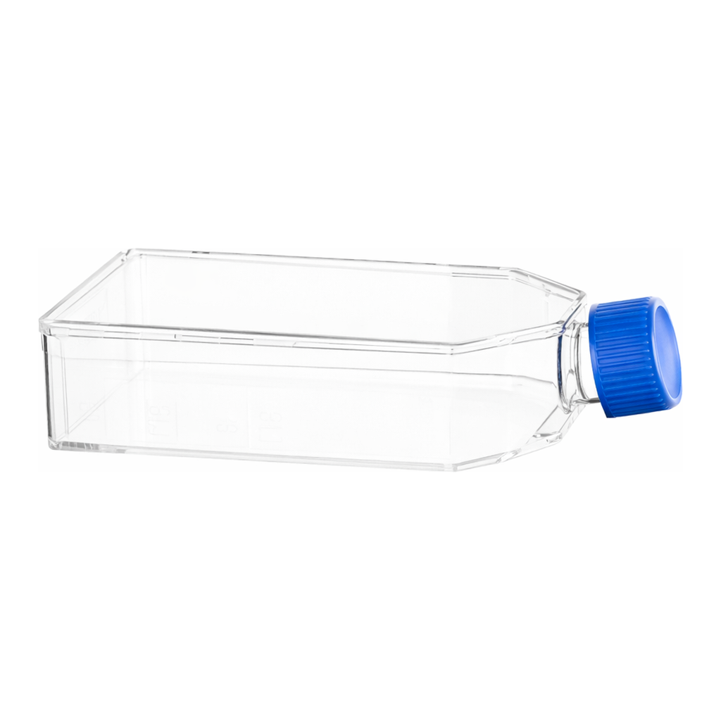 Greiner Bio One CELL CULTURE FLASK, 250 ML, 75 CM², PS,ADVANCED TC, BLUE FILTER SCREW CAP, CLEAR, STERILE, 5 PCS./BAG