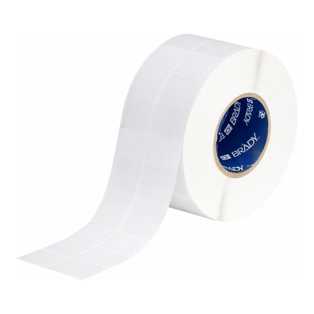 Brady Self-Laminating Vinyl Wrap Around Labels for 3" Core Printers - 1.437" x 0.5"