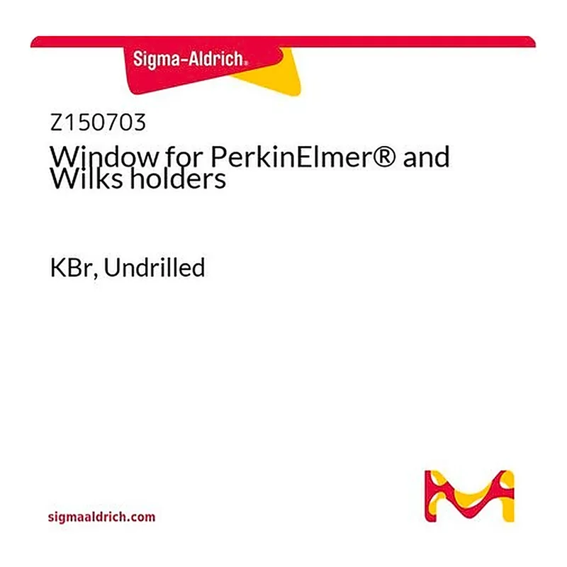 Merck Window for PerkinElmer(R) and Wilks holders