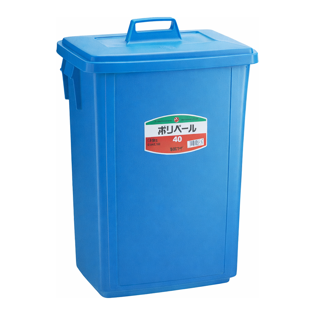 AS ONE Poly Waste PailPE, 폴리페일(각형)