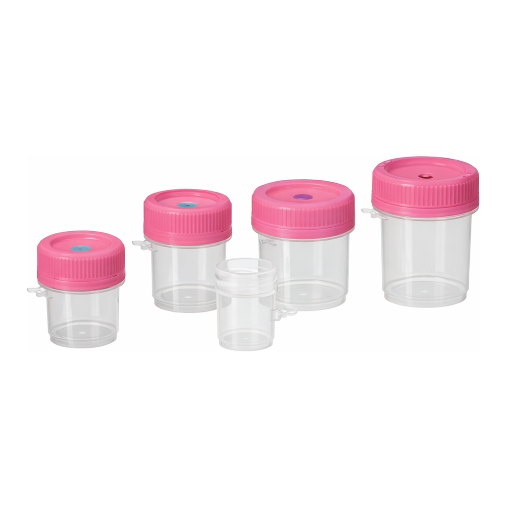 Daihan Science Simport SecurTainerTM PP Specimen Container, with PE Tamper Evident Screwcap, N
