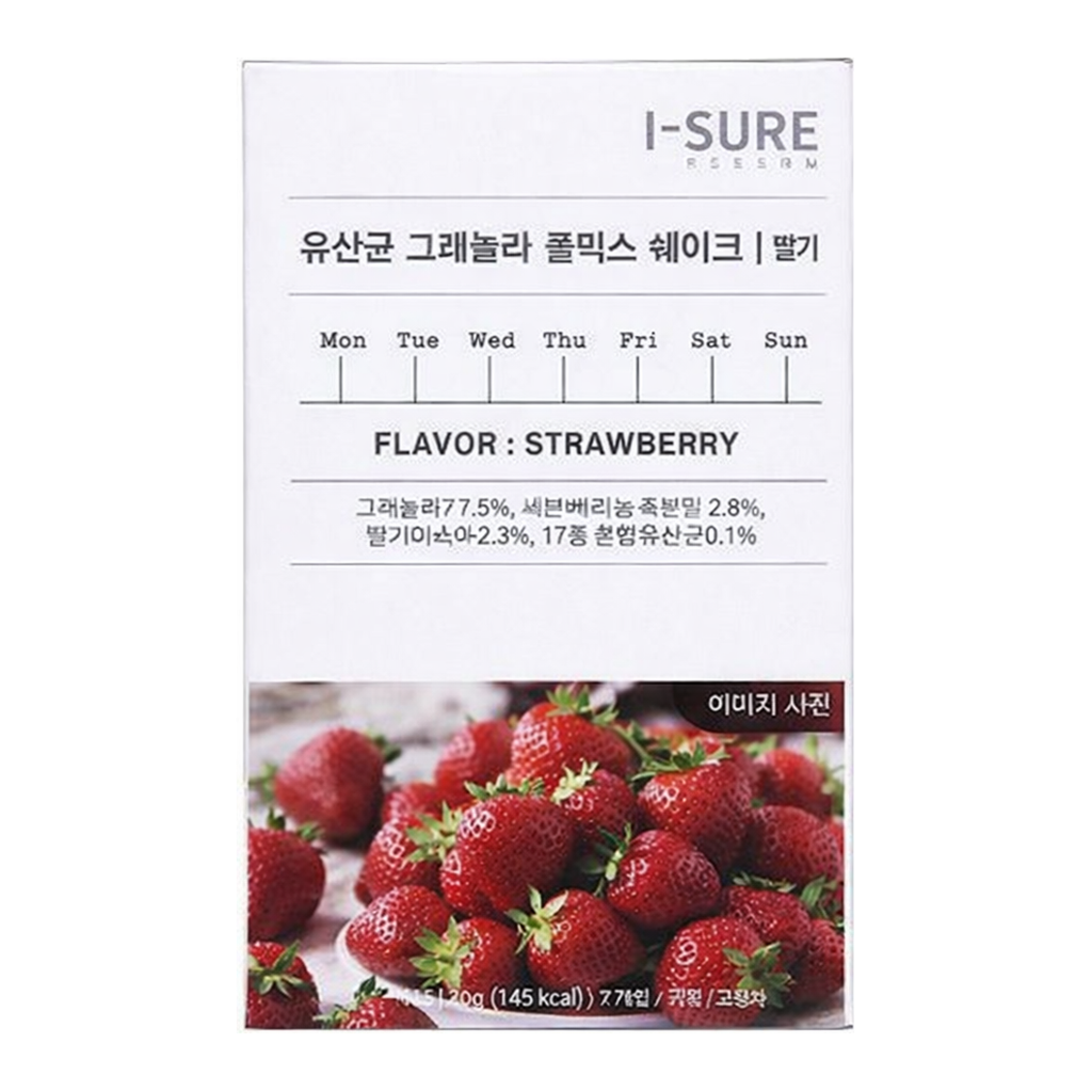 OFFICENEX 유산균 그래놀라 풀믹스(딸기/40gx7T/갑)