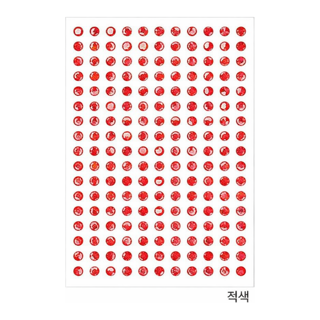 OFFICENEX 홀로그램견출지 20-7004R 적색(∮5 7장)