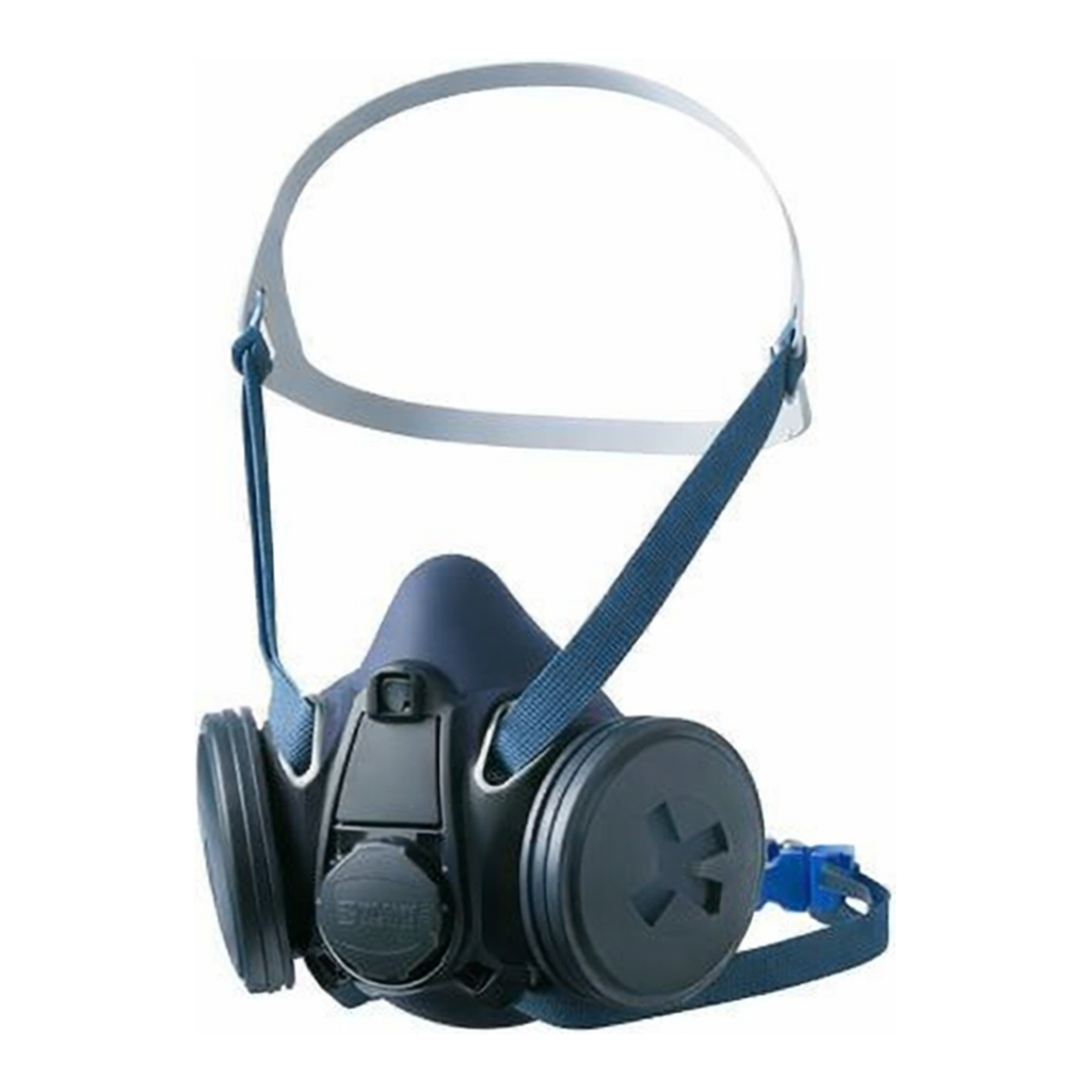 AS ONE Dust-Proof and Gas Mask OfficiAlly Approved, 방진·방독 검정 마스크