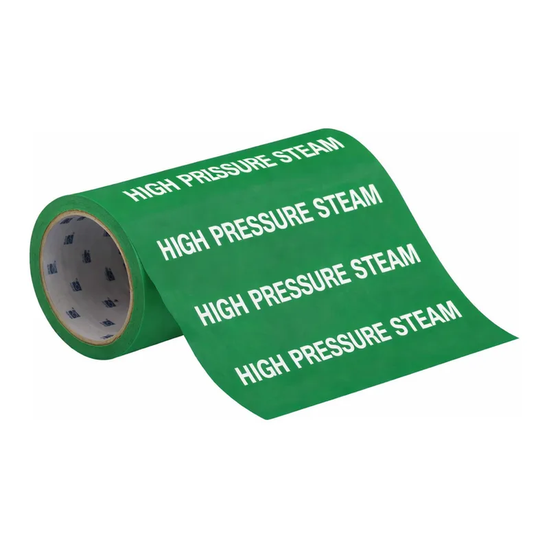 Brady HIGH PRESSURE STEAM Roll Form Pipe Marker