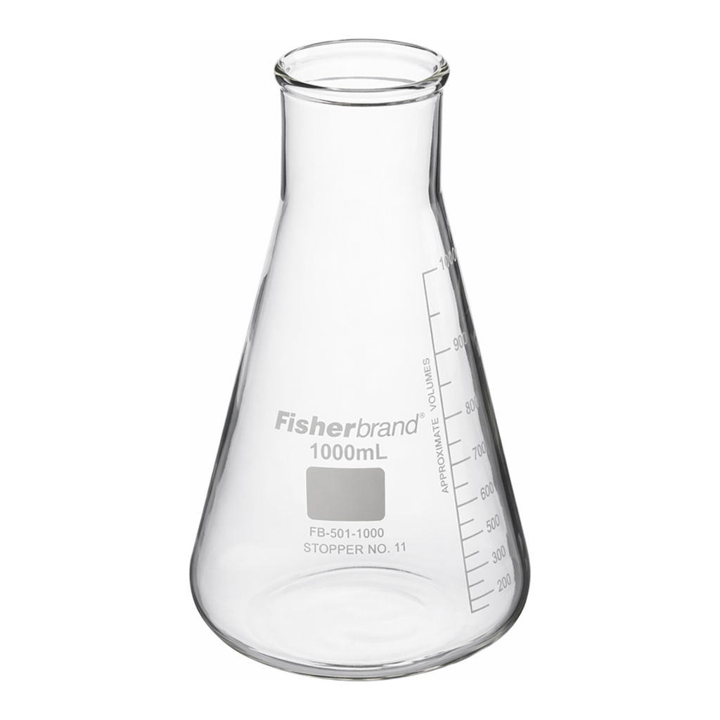 Thermo Fisher Scientific Reusable Glass Wide-Mouth Erlenmeyer Flasks