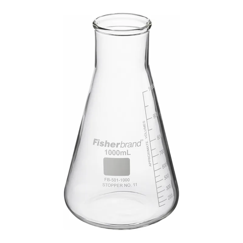 Thermo Fisher Scientific Reusable Glass Wide-Mouth Erlenmeyer Flasks