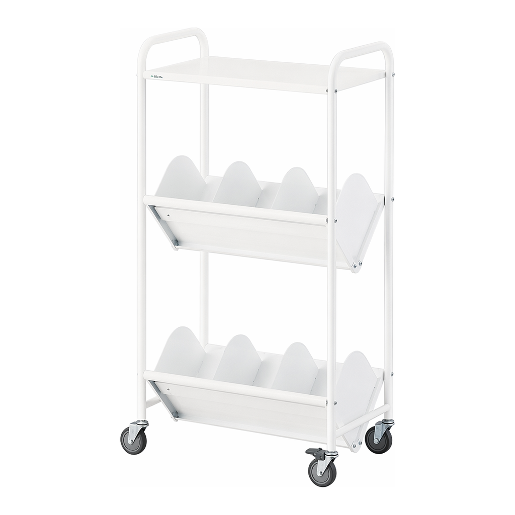 AS ONE Medical Record Wagon (with Writing Table), 의료기록용 왜건(필기대 부속)