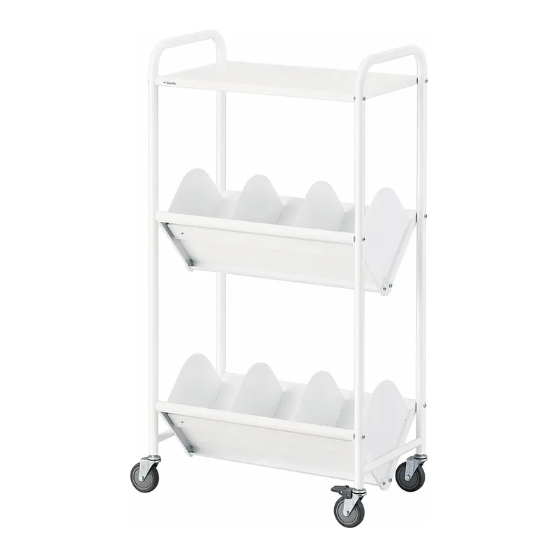 AS ONE Medical Record Wagon (with Writing Table), 의료기록용 왜건(필기대 부속)