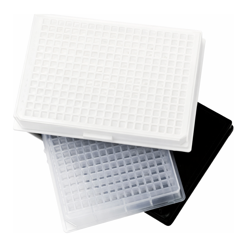 Thermo Fisher Scientific 384 Well White Plate, Optically Clear Polymer Bottom, Pack of 10