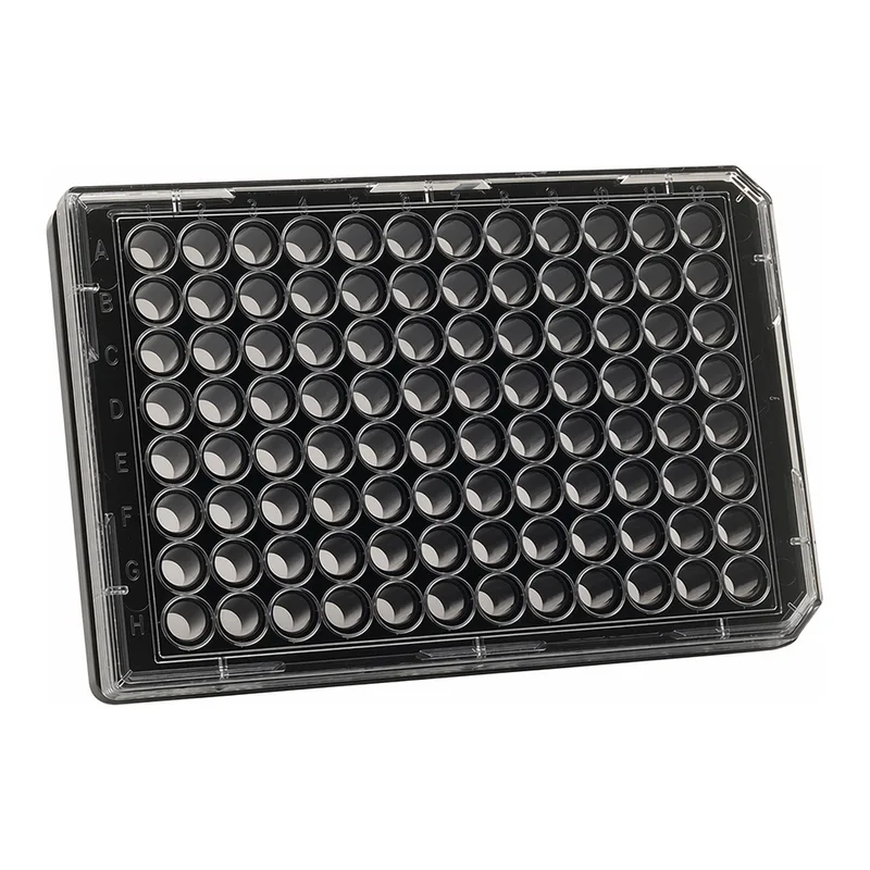Thermo Fisher Scientific 96 Well Black/Clear Bottom Plate, Collagen I Coated Surface, Pack of 5