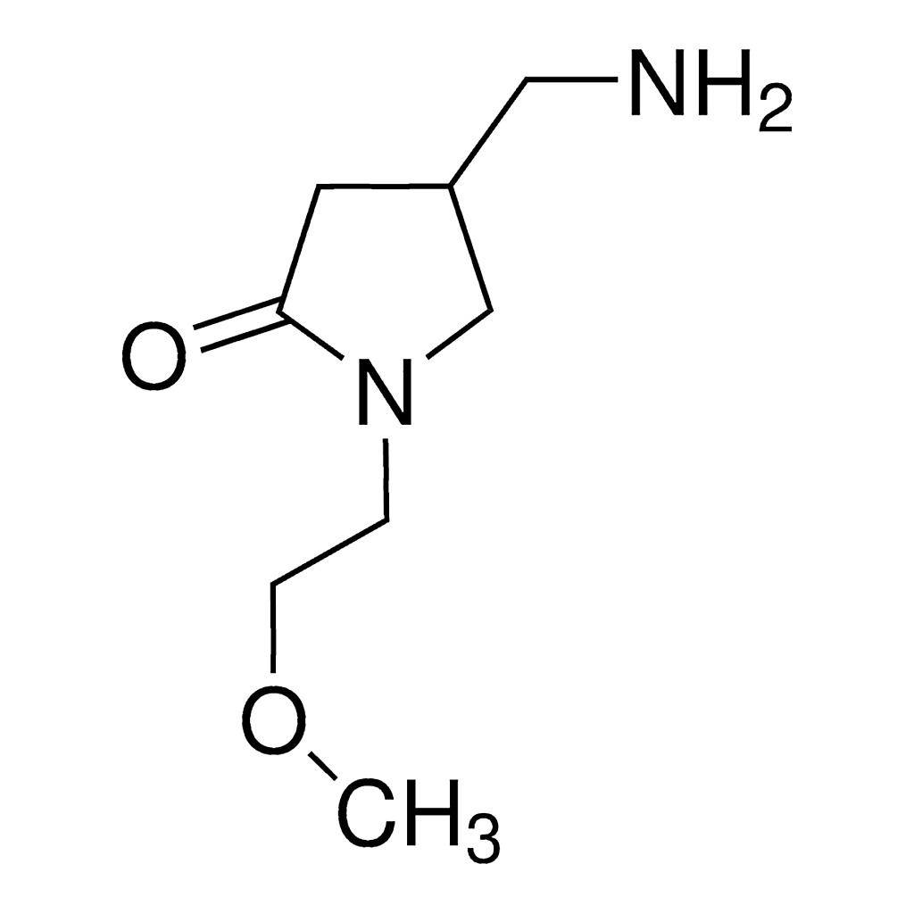 Merck 4-(Aminomethyl)-1-(2-methoxyethyl)pyrrolidin-2-one