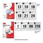 Daihan Science 3M General-purpose Strip Label, for Masking & Writing, 1~216 Labels/Sheet<br>Go