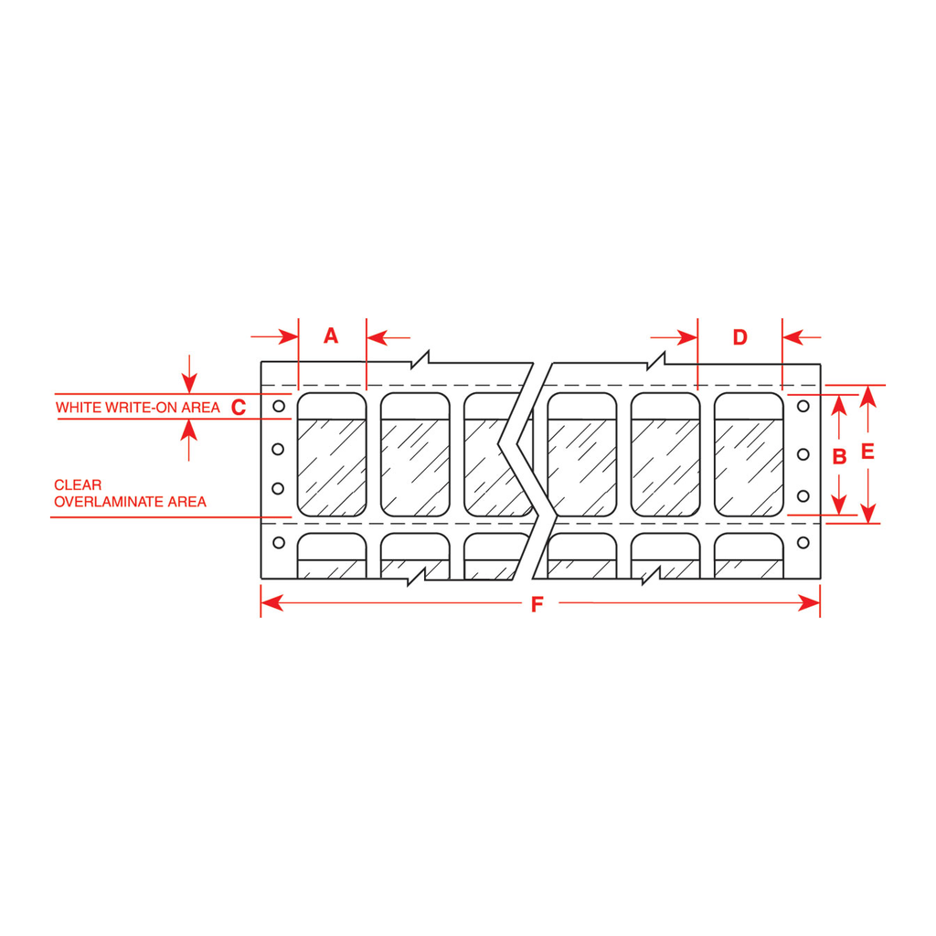 Brady DATAB Tedlar Self-Laminating Labels