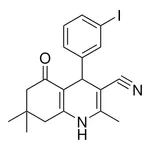 Merck 4-(3-I-PH)-2,7,7-TRIMETHYL-5-OX - 25 MG&
