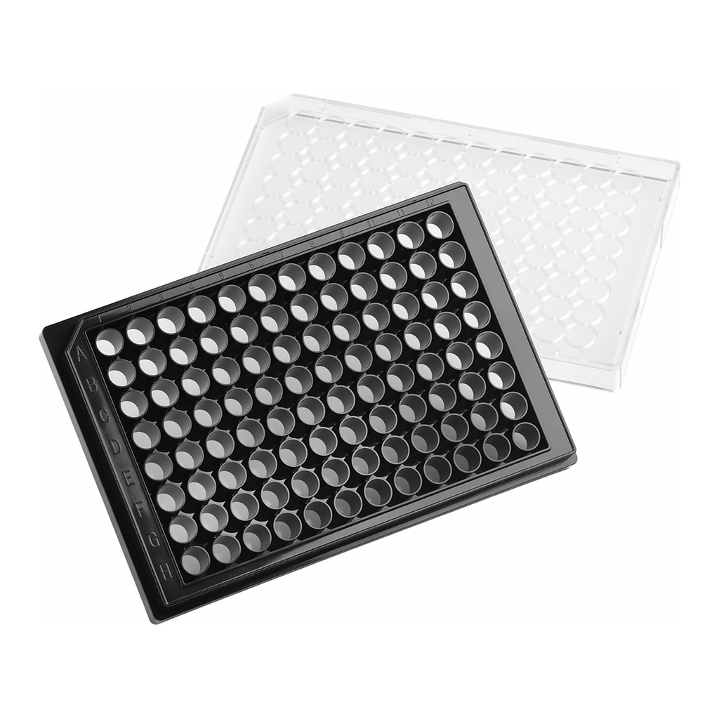 Merck Corning 96 Well Black Clear Square Bott&