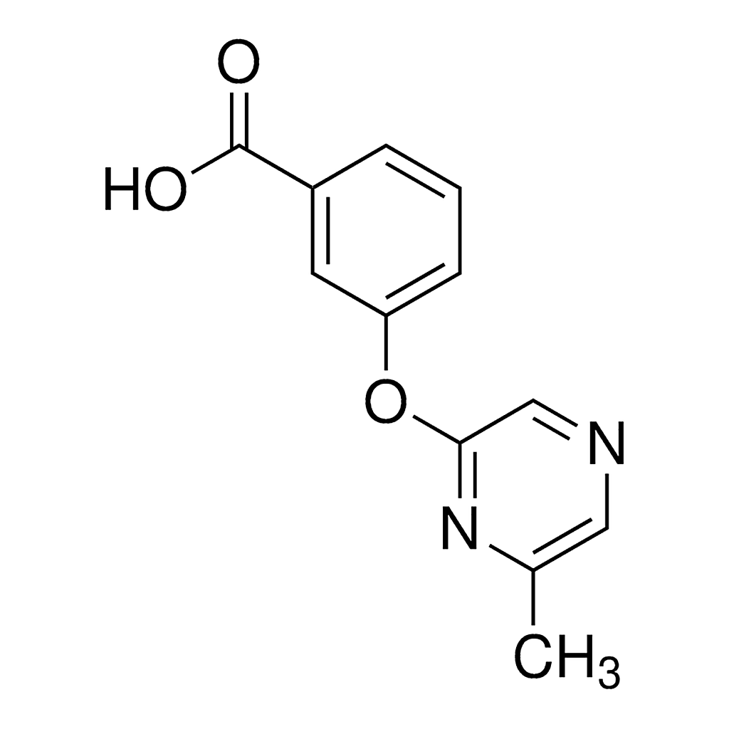 Merck 3-[(6-methylpyrazin-2-yl)oxy]benzoic acid