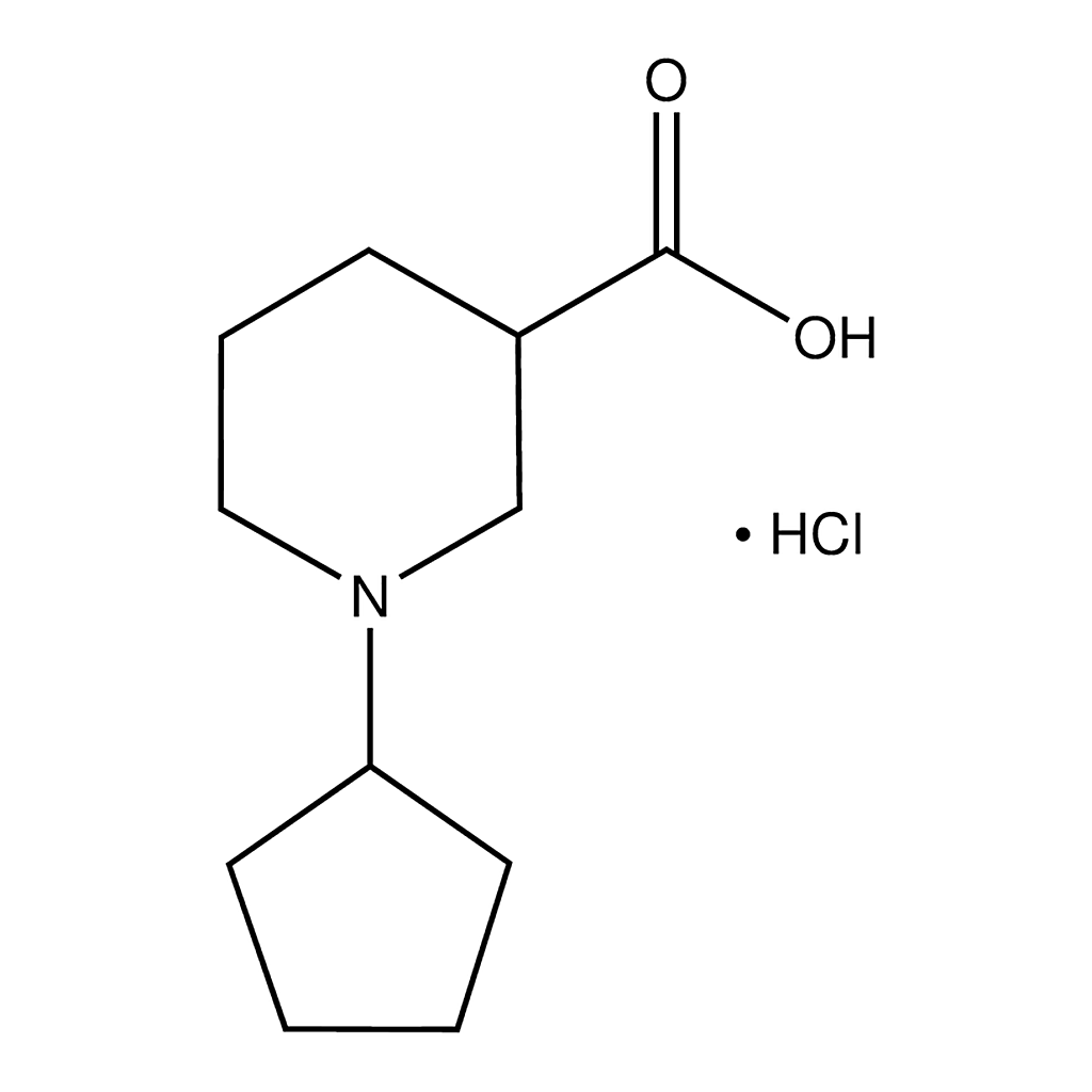 Merck 1-Cyclopentyl-3-piperidinecarboxylic acid hydrochloride