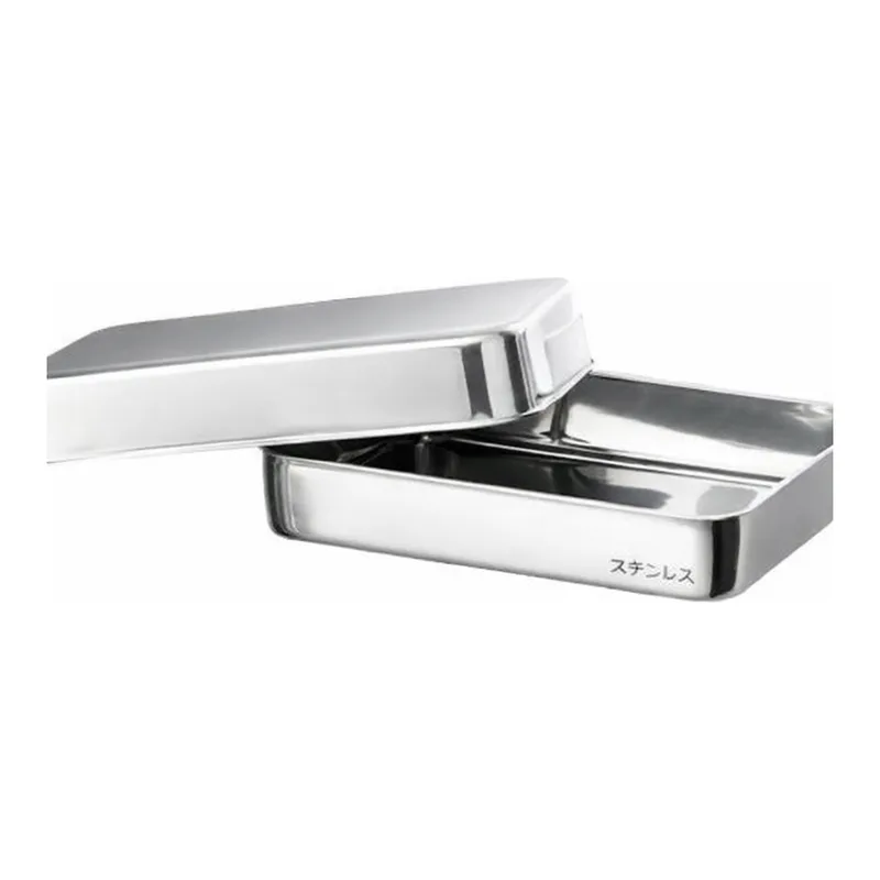 AS ONE Stainless Vat(with Lid), 스테인리스 용기(뚜껑 부속)