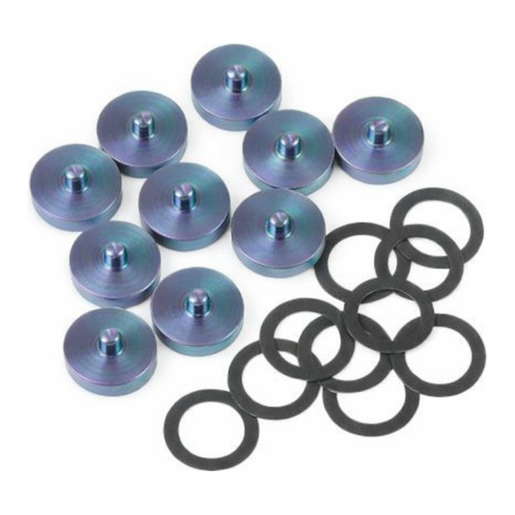 Restek Inlet Seals, 0.8mm Siltek Cross Disk Pack of 10 for HP GCs