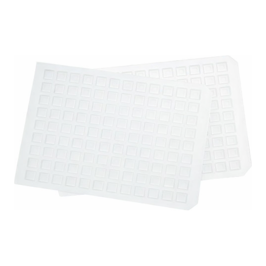 Restek 96 Square well sealing mat-5pk Clear Spray coated PTFE/Silicone