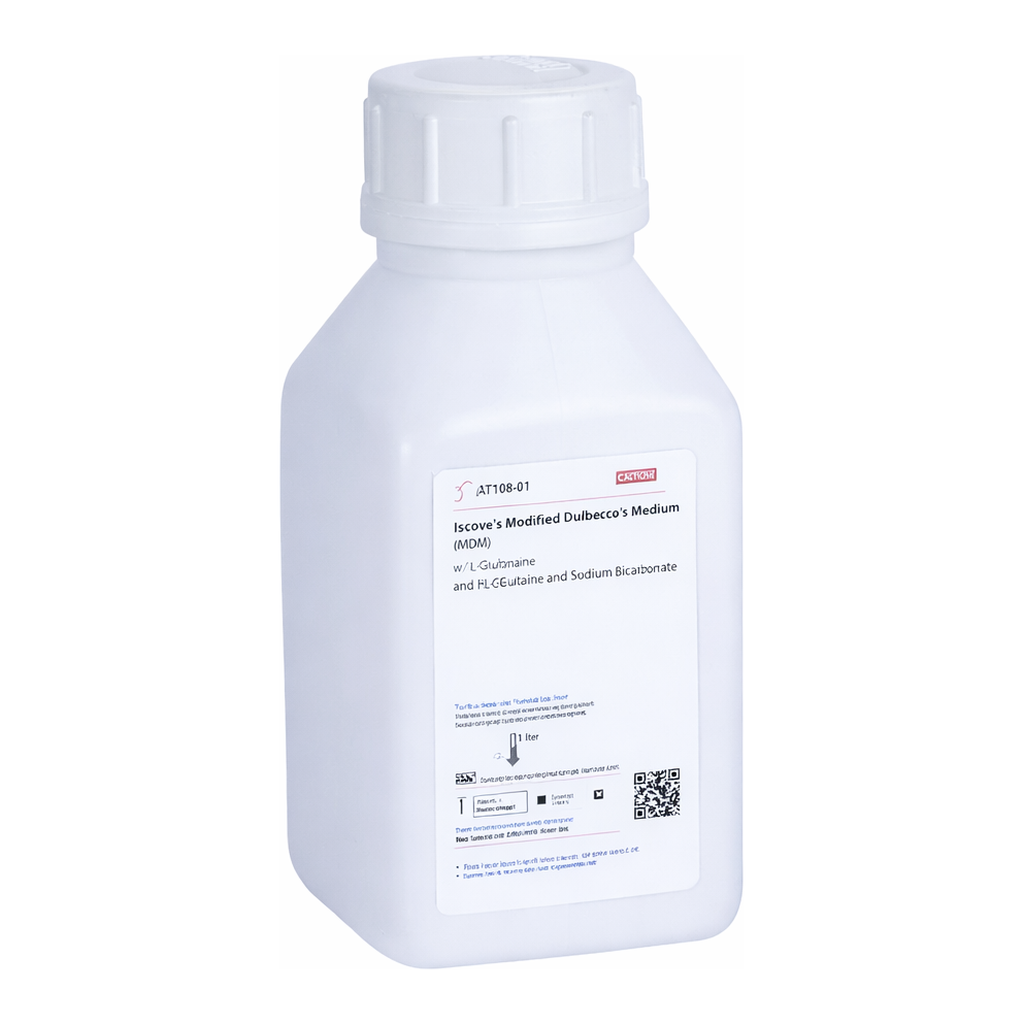 Himedia Iscove`s Modified Dulbecco`s Medium (IMDM) w/ L-Glutamine and 25mM HEPES Buffer w/o Sodium bicarbonate and Phenol red