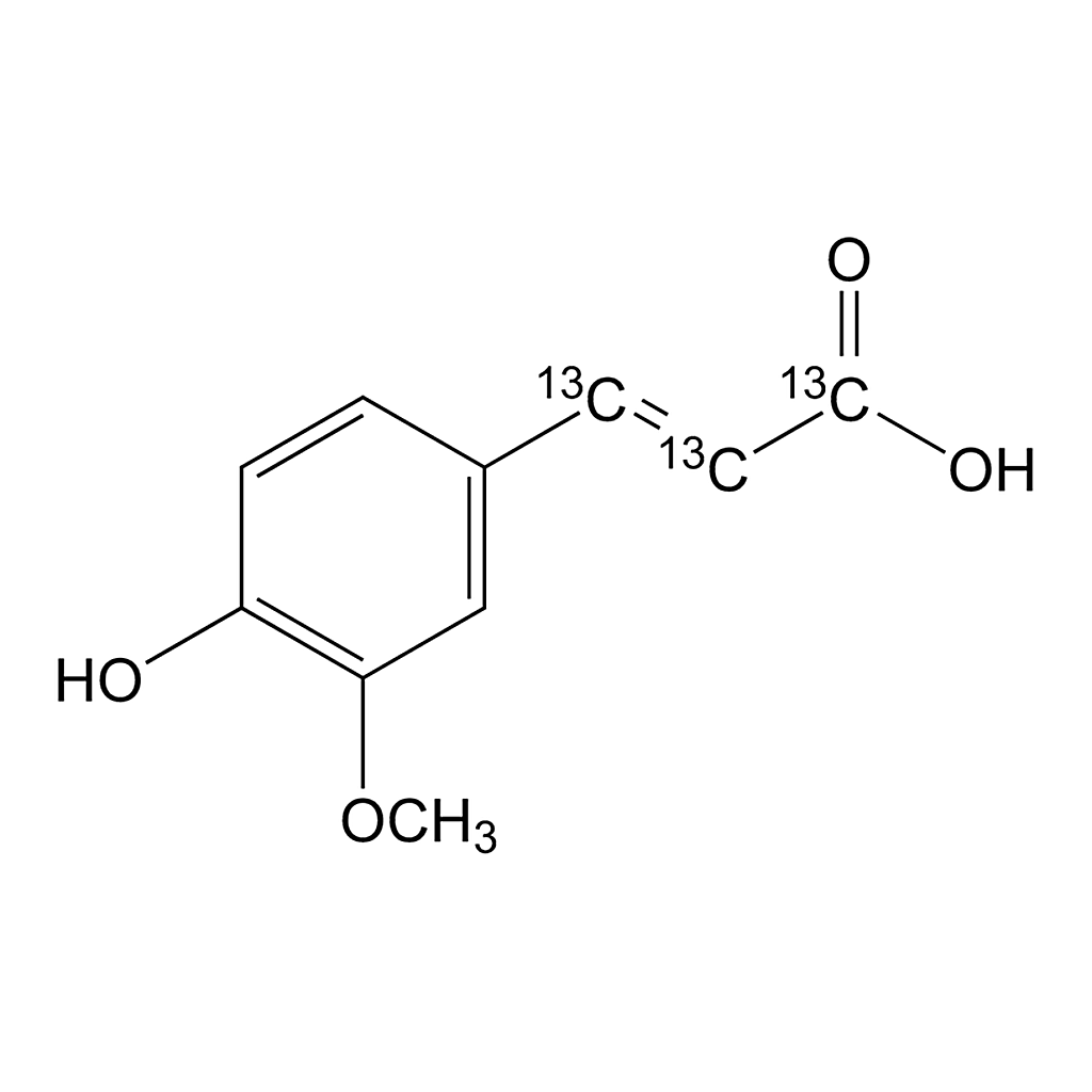 Merck Ferulic acid-1,2,3-13C3