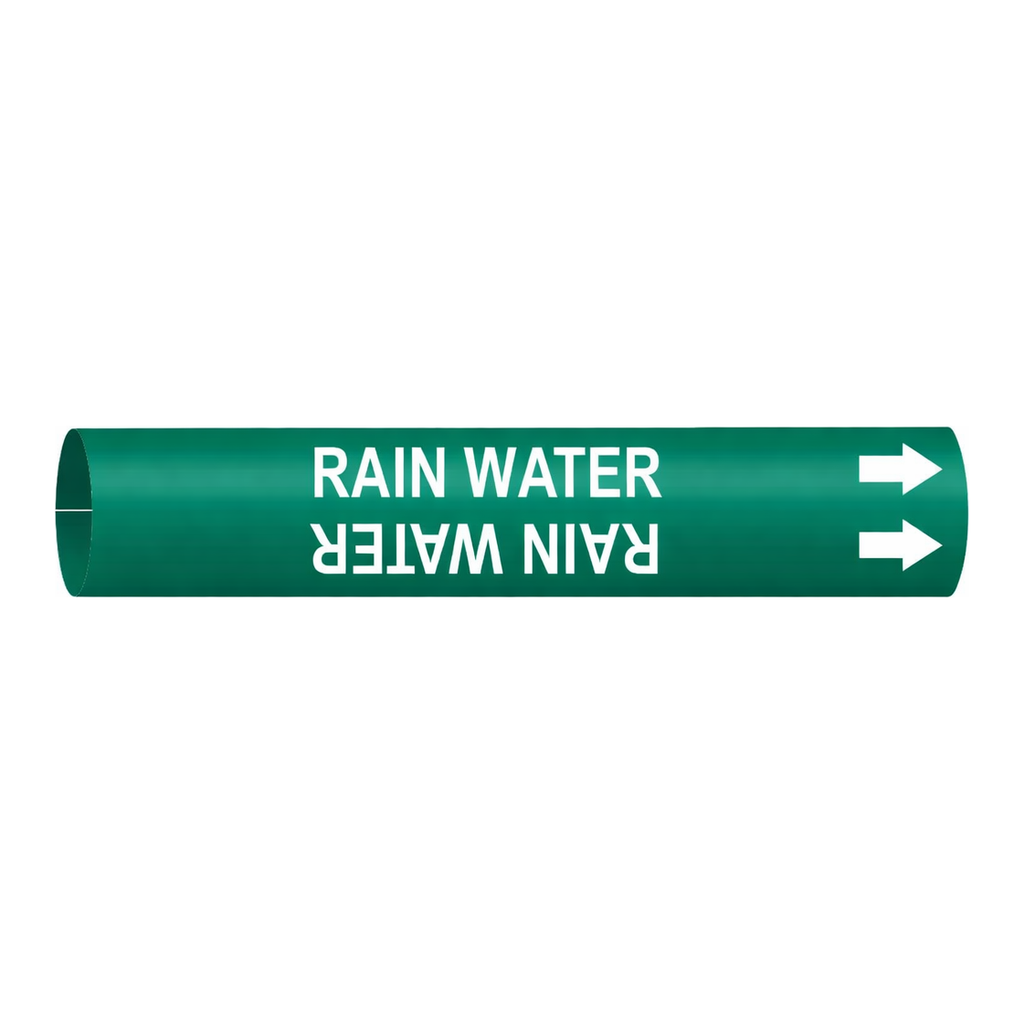 Brady RAIN WATER Snap-On Pipe Marker