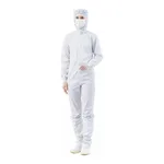 AS ONE Clean Coverall (All-In-One) L White Shoes 22cm