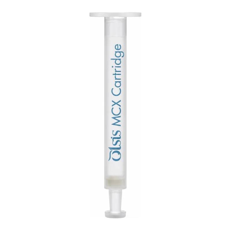 Waters Oasis MCX 1 cc Vac Cartridge, 10 mg Sorbent per Cartridge, 30 µm, 100/pk