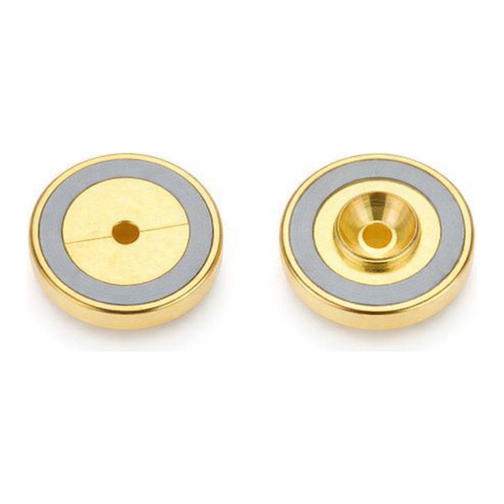 Restek Gold Plated Inlet Seal, Dual Vespel Ring 1.2mm ID 2pk