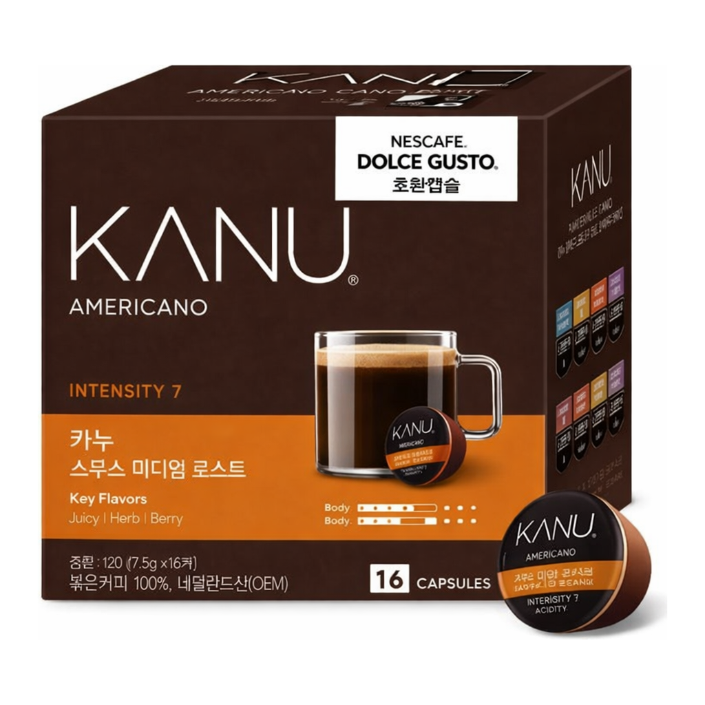 OFFICENEX 맥심 카누 돌체구스토 스무스미디엄로스트(7.5g*16개입/동서식품)
