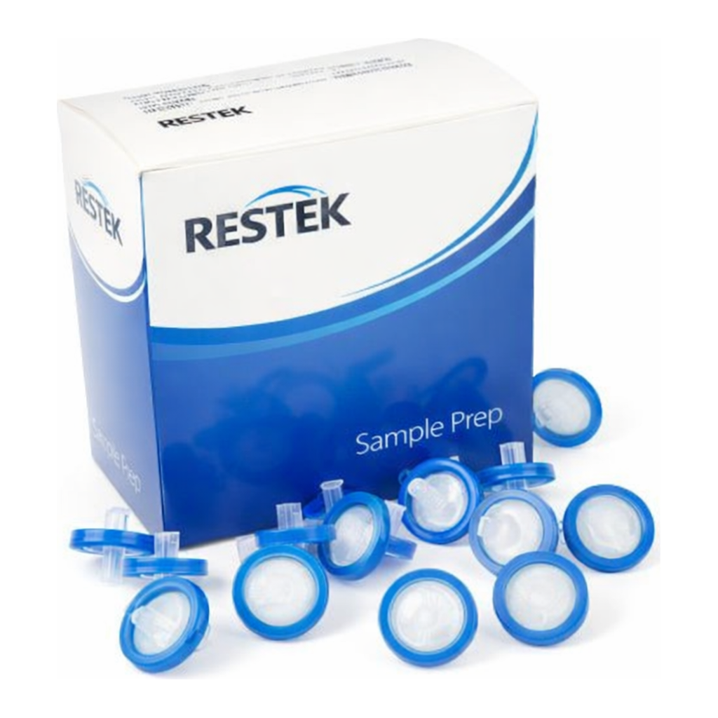 Restek Syringe Filter 25mm 0.22µm, Polypropylene Luer Lock, 100pk