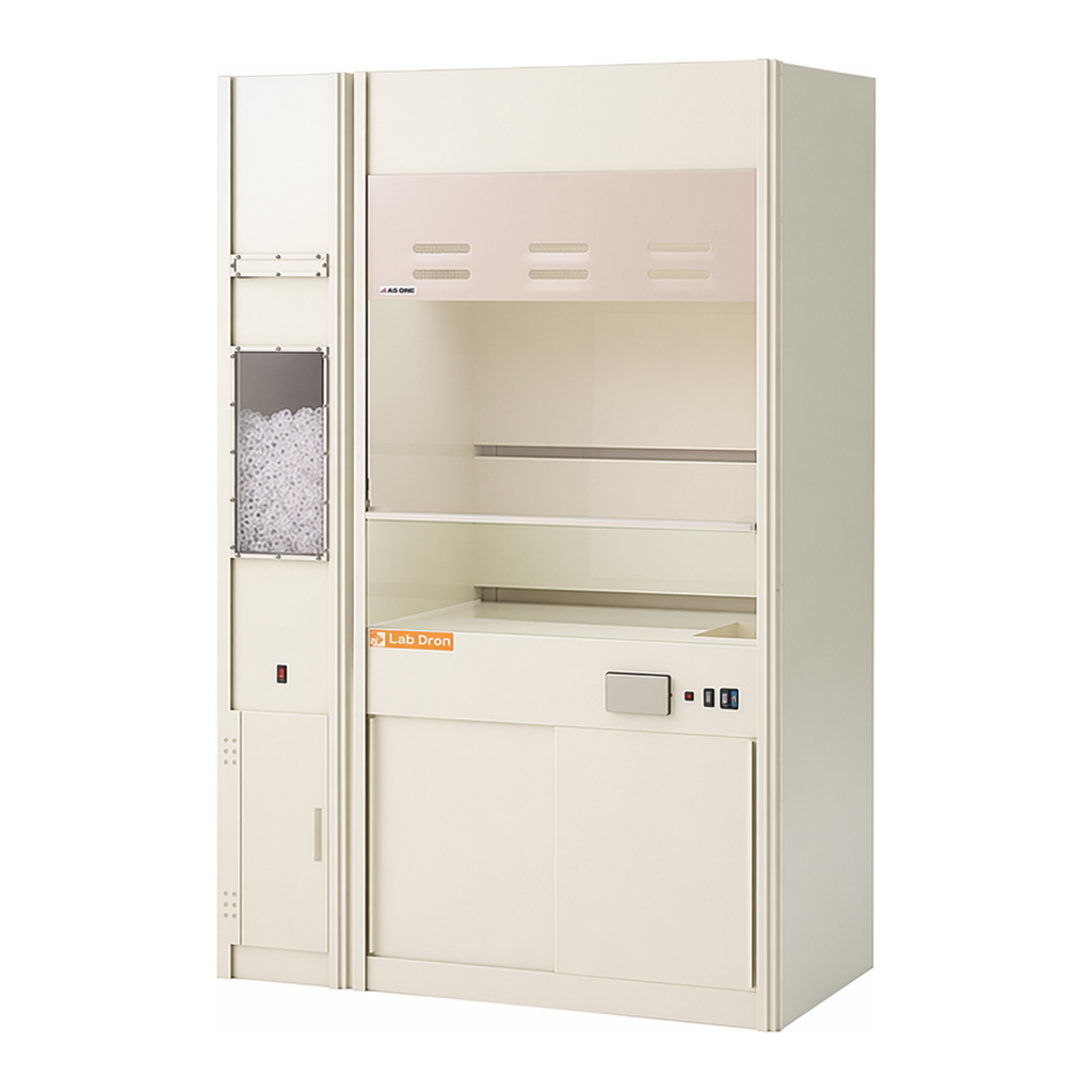 AS ONE Lab Fume Hood Wet Scrubber Type (PVC·W900 Type), 랩 퓸후드 (PVC·폭900·슴식스크러버 타입)