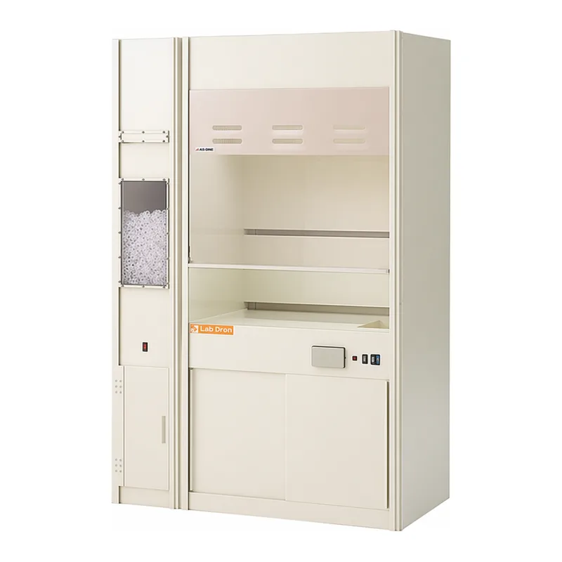AS ONE Lab Fume Hood Wet Scrubber Type (PVC·W900 Type), 랩 퓸후드 (PVC·폭900·슴식스크러버 타입)
