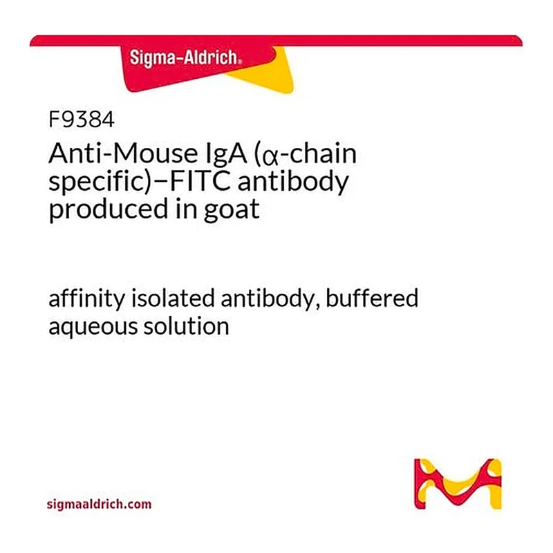 Merck Anti-Mouse IgA (alpha-chain specific)-FITC antibody produced in goat