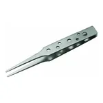 Lklab Korea Perforated Non-Slip SWISS Tweezer / 고정밀 논슬립 트위저, Rubis®, RU-2AG SWISS-SA