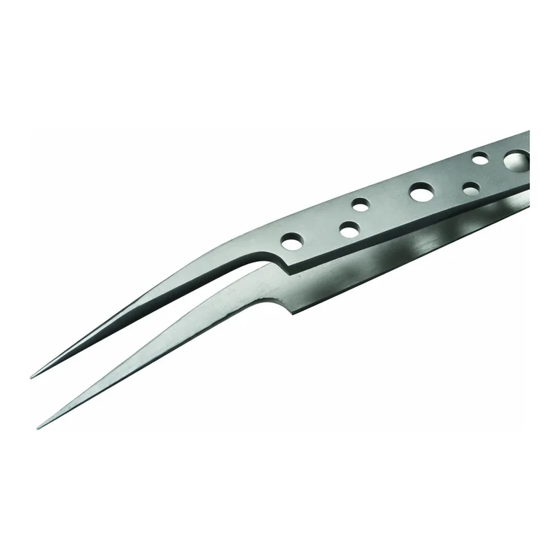 Lklab Korea Perforated Non-Slip SWISS Tweezer / 고정밀 논슬립 트위저, RU-5AG SWISS-SA
