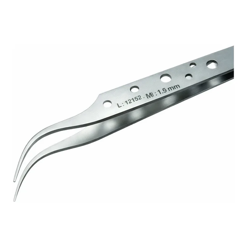 Lklab Korea Perforated Non-Slip SWISS Tweezer / 고정밀 논슬립 트위저, Rubis®, RU-7G SWISS-SA