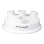 Lklab Korea PTFE 4-N Reaction Vessel Cover / PTFE 테프론 4구 반응조 상부