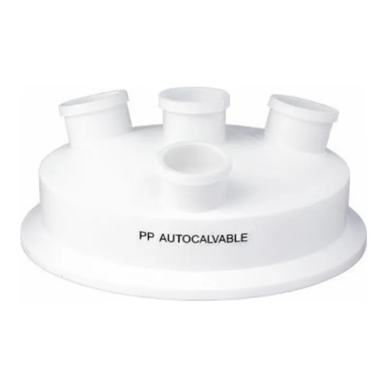 Lklab Korea PTFE 4-N Reaction Vessel Cover / PTFE 테프론 4구 반응조 상부
