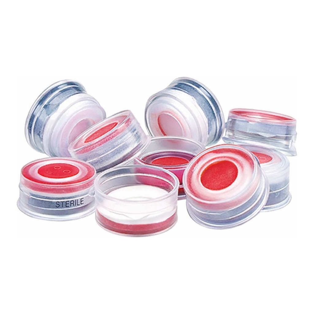 Lklab Korea 11 mm Poly Crimp Seal with Septa / 11mm 플라스틱 씰과 셉타, 2ml Crimp-top Vial 용