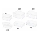 AS ONE Styrene Square Shape Case (Large Type), 스틸렌 각형 케이스 (대형)
