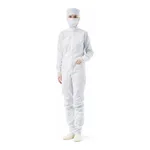 AS ONE Clean Coverall (All-In-One) M White Shoes 22cm