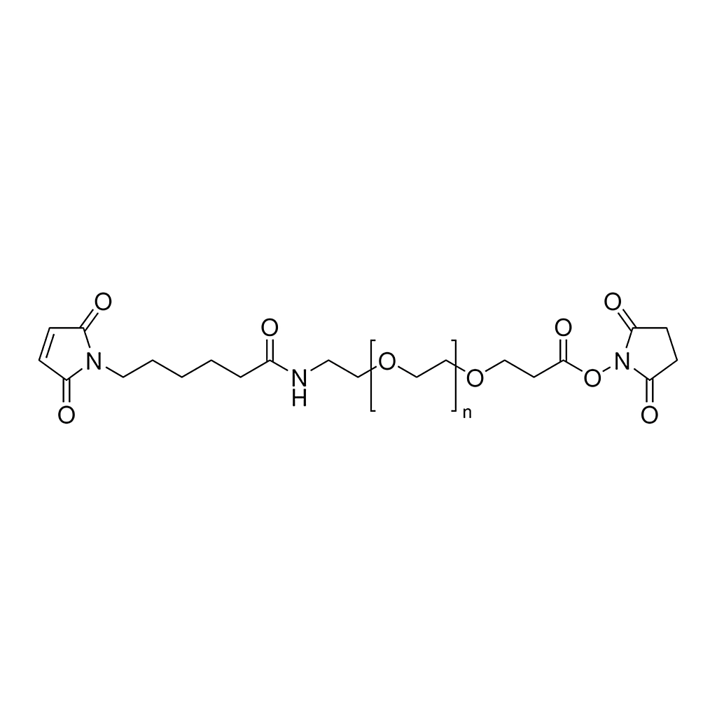 Merck O-[N-(6-Maleimidohexanoyl)aminoethyl]-O'-[3-(N-succinimidyloxy)-3-oxopropyl]polyethylene glycol 3,000