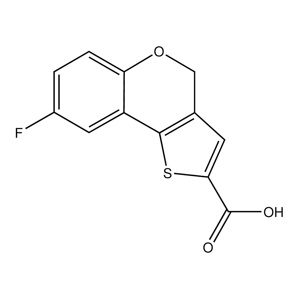 Merck 8-Fluoro-4H-thieno[3,2-c]chromene-2-carboxylic acid